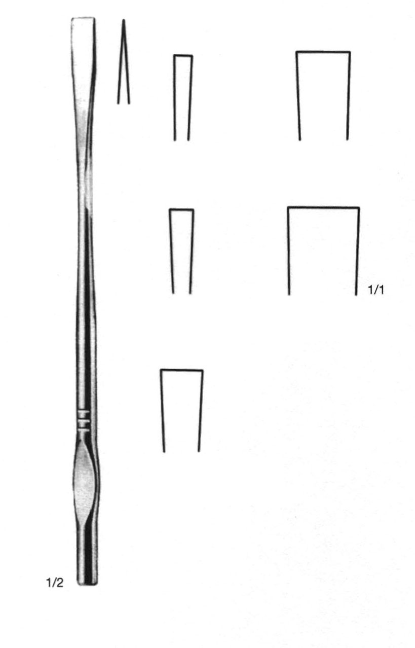 WALTER OSTEOTOM 4MM 19CM